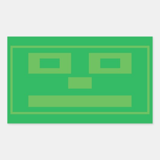 Rectanglely Sticker 長方形シール (正面)