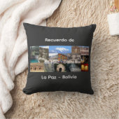 Recuerdo de La Paz Bolivia クッション (ブランケット)