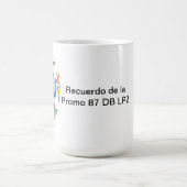 Recuerdo de la promo 87 DB LPZ コーヒーマグカップ (中央)