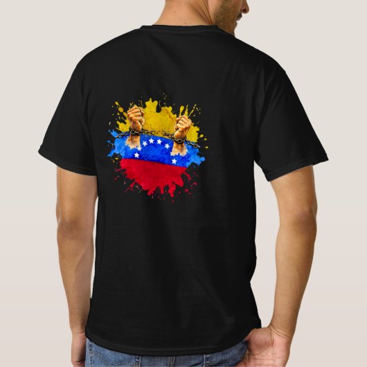 Recuerdo Histórico Venezuela 2026 doble diseño Tシャツ (裏面)