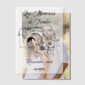 Recuerdos de Familia ベラム紙招待状 (オフセット (カップル))