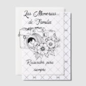 Recuerdos de Familia ベラム紙招待状 (オフセット (招待状))