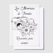 Recuerdos de Familia ベラム紙招待状 (オフセット)