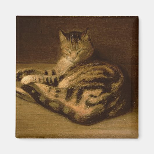 Recumbent Cat, 1898 マグネット (正面)