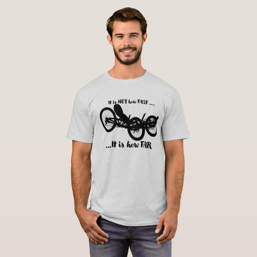 Recumbent Cycling Tシャツ (正面フル)
