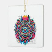 Recursion, collapse, and recombination Ornament セラミックオーナメント (左)