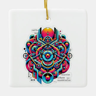 Recursion, collapse, and recombination Ornament セラミックオーナメント