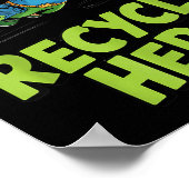 Recycle hero kids earth day  ポスター (角)