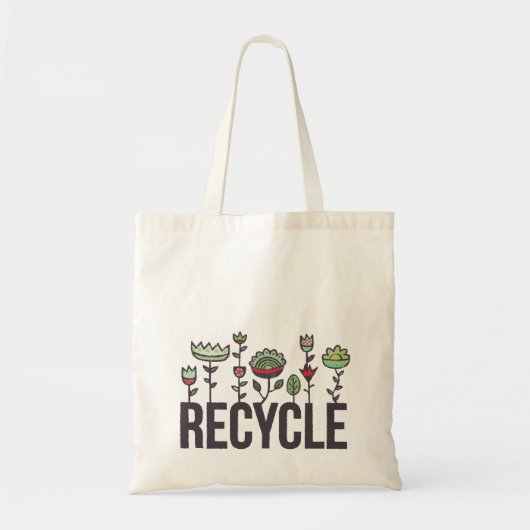 Recycle Reusable Bag トートバッグ (正面)
