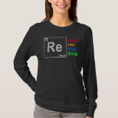 Recycle Reuse Renew Rethink Crisis Environmental A Tシャツ (正面)