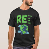 Recycle Reuse Renew Rethink Earth Day Environmenta Tシャツ (正面)