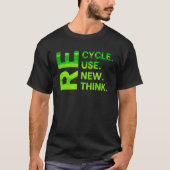 Recycle Reuse Renew Rethink Earth Day Environmenta Tシャツ (正面)
