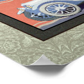 RECYCLED ART: 1930s MAGAZINE COLLAGE ART ポスター (角)