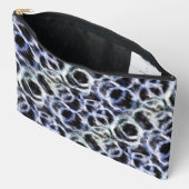 recycled indigo shibori : アクセサリーポーチ (見開き)