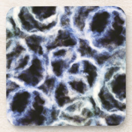 recycled indigo shibori : コースター