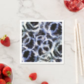 recycled indigo shibori : スタンダードカクテルナプキン (インサイチュ)