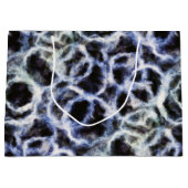 recycled indigo shibori : ラージペーパーバッグ (正面)