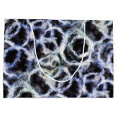 recycled indigo shibori : ラージペーパーバッグ (裏面)