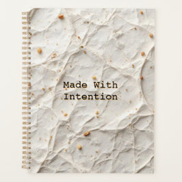 Recycled Paper Texture | Natural Fiber Design プランナー手帳