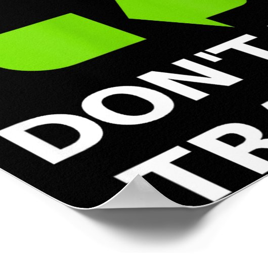 Recycling Don't Trashy Recycling Green Earth  ポスター (角)