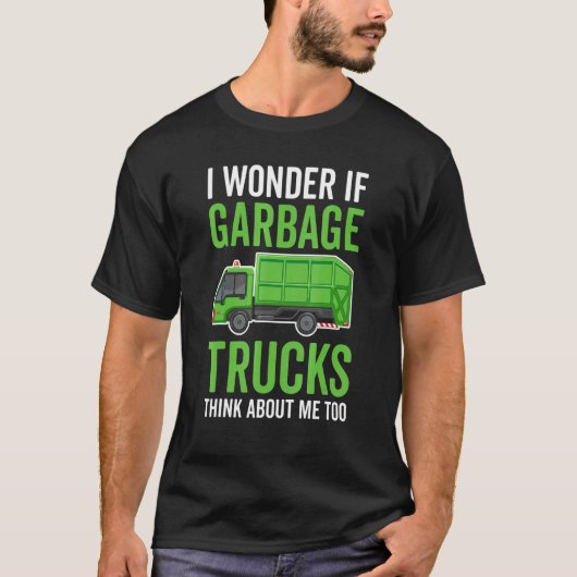 Recycling Garbage Truck Trash Collector Recycle Ea Tシャツ (正面)