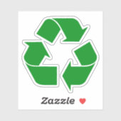 Recycling Symbol - Green シール (シート)