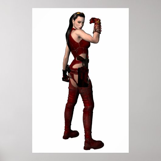 REDのメスファンタジーキャラクター ポスター (正面)