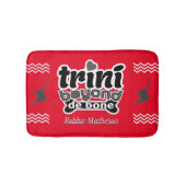 REDの名前で愛国的なトリニBEYOND BONE バスマット (正面)