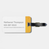 RedアールデコACCIO™ Spellグラフィック ラゲッジタグ (裏面横)