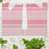 REDグリッド（パームツリーティータオル付） キッチンタオル (折り畳み)