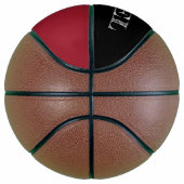 REDブラック数エッチング名前をカスタムする バスケットボール (右)