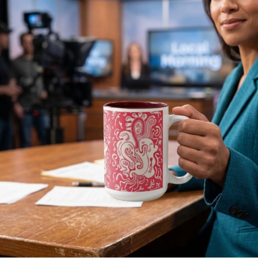 Red ツートーンマグカップ