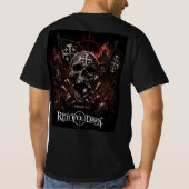 RED ヴェール ドーン - 悪と平和を結ぶな Tシャツ (裏面)