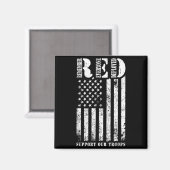 RED 支援要員 REMEMBER EVERYONE DEPLOYED RED マグネット (正面/裏面)