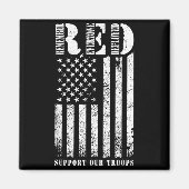 RED 支援要員 REMEMBER EVERYONE DEPLOYED RED マグネット (正面)