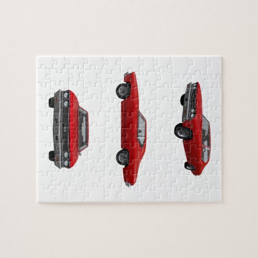 Red 1968 Chevelle SS: ジグソーパズル (横)