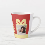 Red 2 Photo Minimalist Keepsake カフェラテマグ (右)