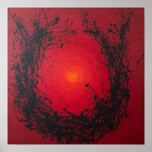 Red#3 poster Art Print ポスター (正面)