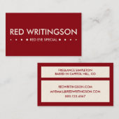 RED 4dots 名刺 (正面/裏面)