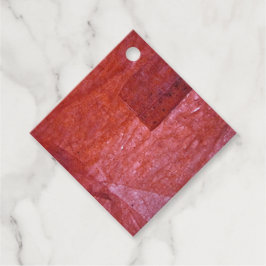 Red abstract Favor Tags,Dazzling red color rexture フェイバータグ