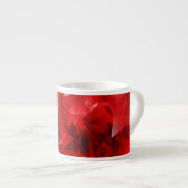 Red Abstract Geometric Background-51083 エスプレッソカップ (正面右)