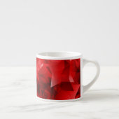 Red Abstract Geometric Background-51083 エスプレッソカップ (右)