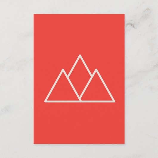 Red Abstract Wallpaper | Bold Minimalist Design エンクロージャーカード (正面)