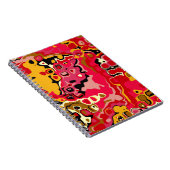 Red ABSTRACTION - Mosaic ノートブック (右側)