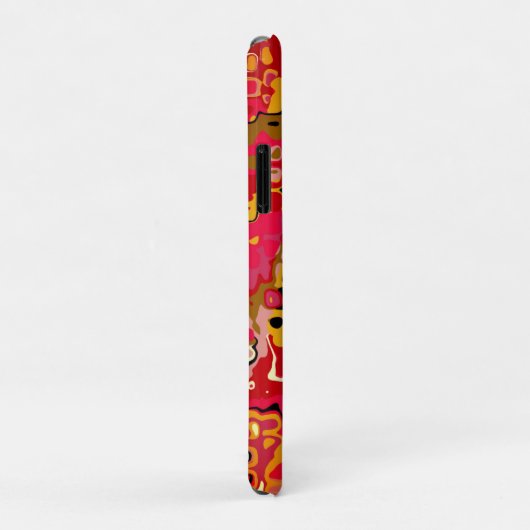 Red ABSTRACTION - Mosaic Case-Mate iPhoneケース (裏面/右)