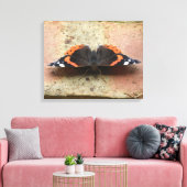 Red Admiral Butterfly Canvas Print キャンバスプリント (インサイチュ (リビング))