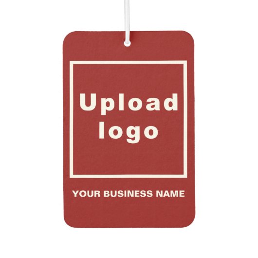 Red Air Freshenerの会社名とロゴ カーエアーフレッシュナー (正面)