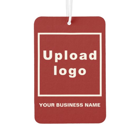 Red Air Freshenerの会社名とロゴ カーエアーフレッシュナー (裏面)