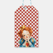 Red Alice in ONEDERLAND 1st Birthday Thank You ギフトタグ (裏面)