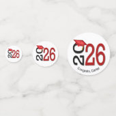 Red and Black 2026 卒業 コンフェッティ (正面)